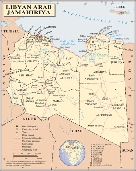 List of cities in Libya .
